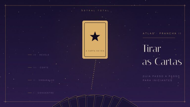 Ilustracao: como tirar cartas do baralho cigano passo a passo