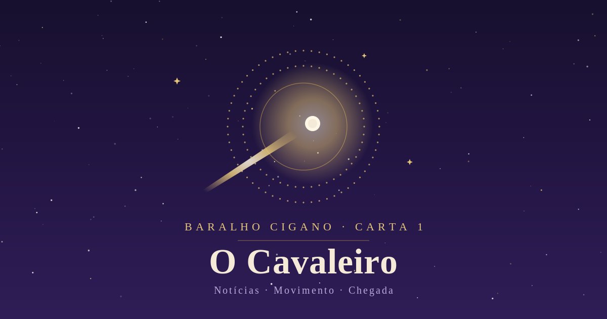 Capa: O Cavaleiro no Baralho Cigano