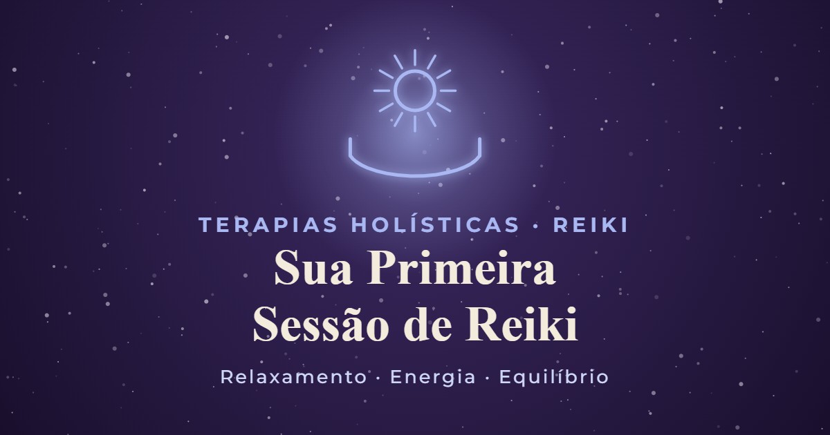 Capa: Sua Primeira Sessão de Reiki